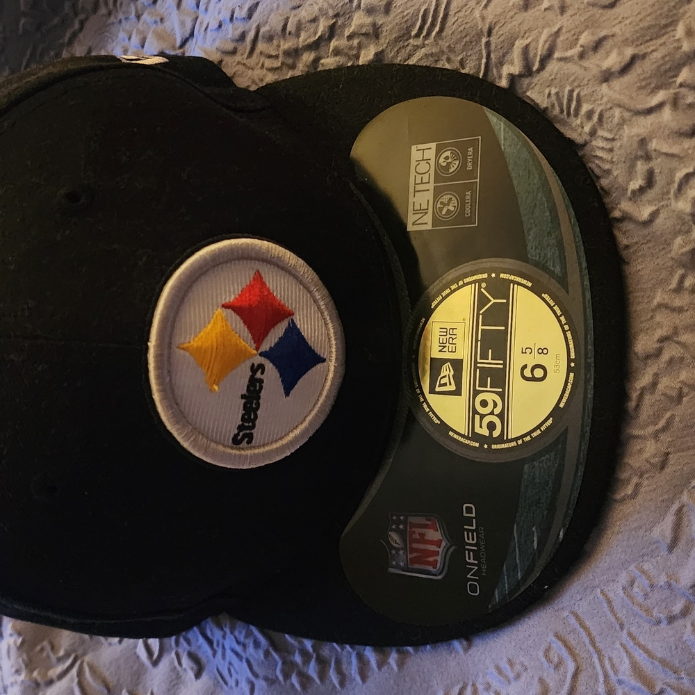 Black Steelers 59FIFTY Cap